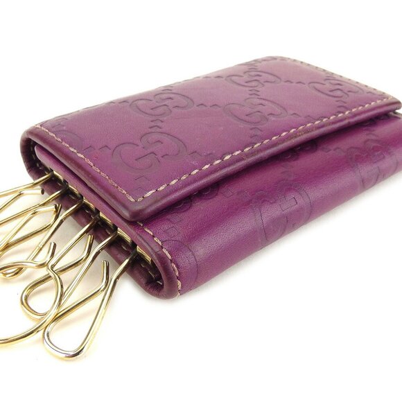 GUCCI Key Case Gucci Leather Authentic Used - Picture 2 of 7